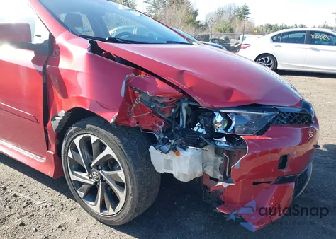 2017 Toyota Corolla Im z USA, uszkodzony, nr VIN JTNKARJE4HJ545270